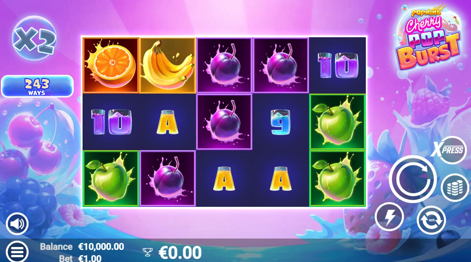 CherryPop Slot Demo by AvatarUX
